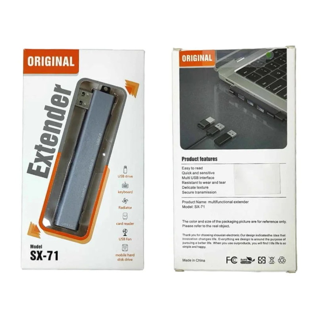 extender-usb-πολλαπλών-χρήσεων-με-3-θύρες-usb-multifunctional-extender-usb-original-sx-71
